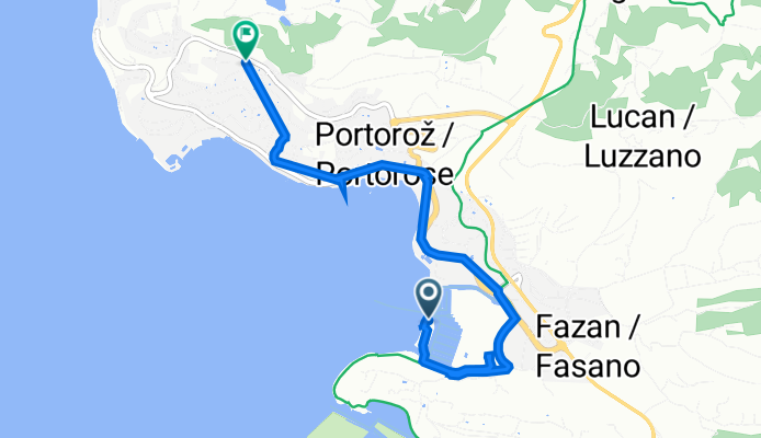 Cesta solinarjev 8, Portorož do Belokriška cesta 23