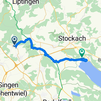 Oberdorfstraße 15, Aach nach Stockach