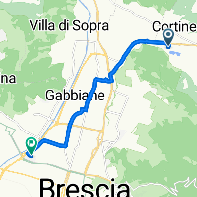 Da Via San Giuseppe 5, Nave a Via Luciano Manara 104, Brescia