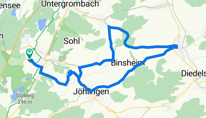 Josef-Wolf-Straße 4, Weingarten (Baden) nach Josef-Wolf-Straße 4, Weingarten (Baden)