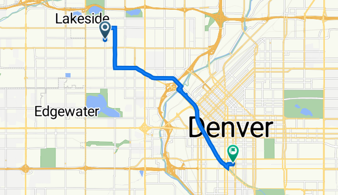 3969 Tennyson St, Denver to 701 N Grant St, Denver