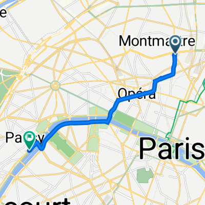 164 Boulevard de Magenta, Paris à 76 Avenue du Président Kennedy, Paris