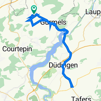 Route des Roches 25, Cressier FR nach Route des Roches 48, Cressier FR