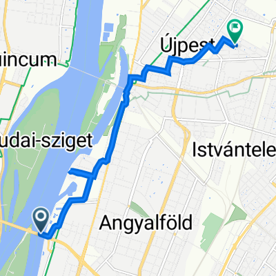 Árpád híd, Budapest to Mikszáth Kálmán utca 76., Budapest