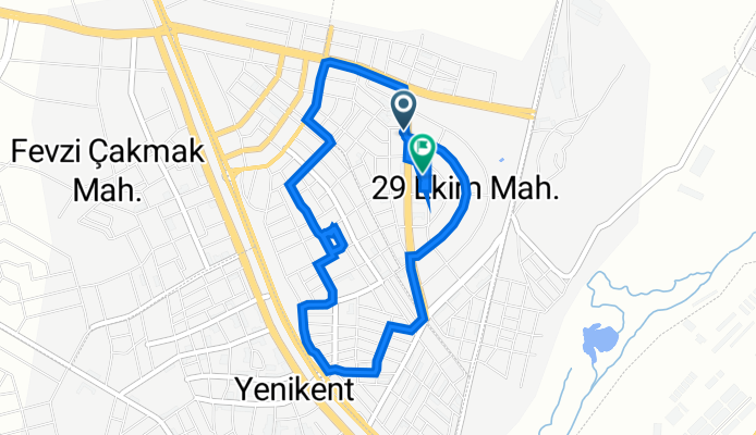 782. Sk. 1, Sincan to Necip Fazıl Parkı İçi Yolu, Sincan