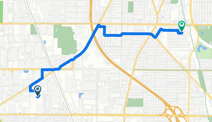 7311 N Melvina Ave, Niles to 4843 Louise Ave, Skokie