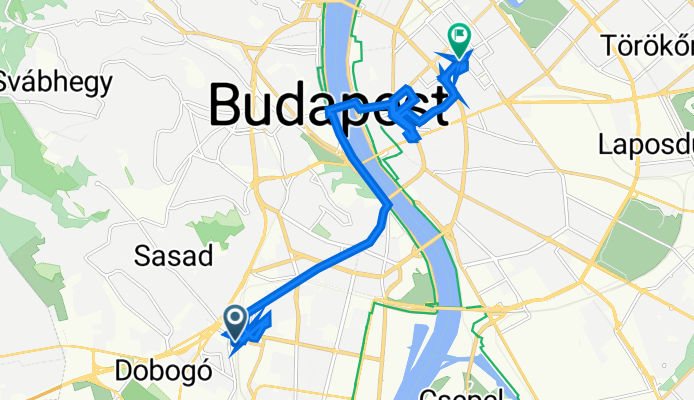 XI. kerület, Budapest to Király utca 96., Budapest