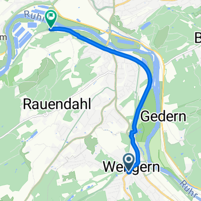 Schmiedestraße 22, Wetter (Ruhr) nach Muttentalstraße, Witten