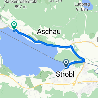 Bürglstraße 5, Strobl am Wolfgangsee to St. Wolfgang im Salzkammergut