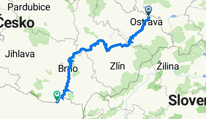 U Valu, Bohumín do 415, Hevlín