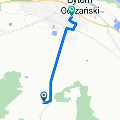 Wierzbnica, Bytom Odrzański do Dworcowa 21, Bytom Odrzański
