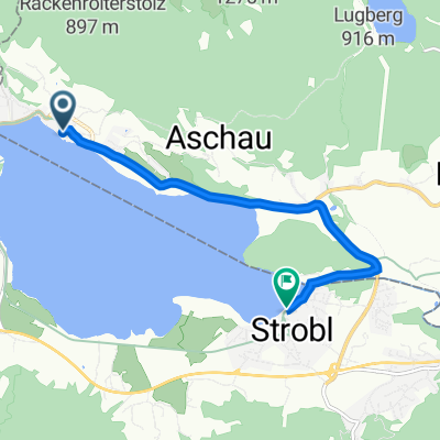St. Wolfgang im Salzkammergut to Bürglstraße 116, Strobl am Wolfgangsee