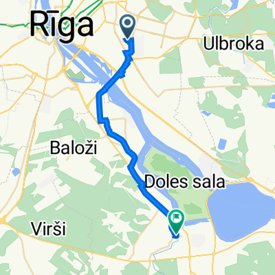 Pildas iela 43, Rīga до Gaismas iela 19 k-3, Ķekava