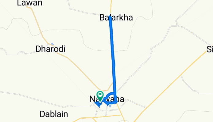 Arya Up Nagar, Narwana to Arya Up Nagar, Narwana
