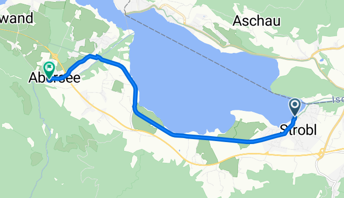 Bürglstraße 116, Strobl am Wolfgangsee to Seestraße 2, St. Gilgen
