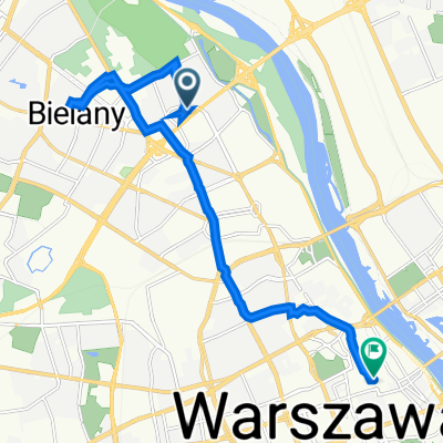Rudzka 5A, Warsaw to Kazimierza Karasia 2, Warsaw