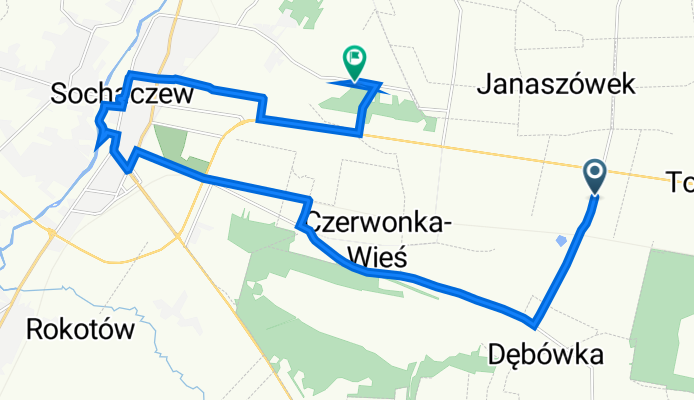 12C, Chrzczany do Kożuszki-Parcel