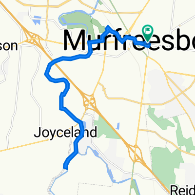 Murfreesboro Square to Barfield Road Trailhead - Round Trip