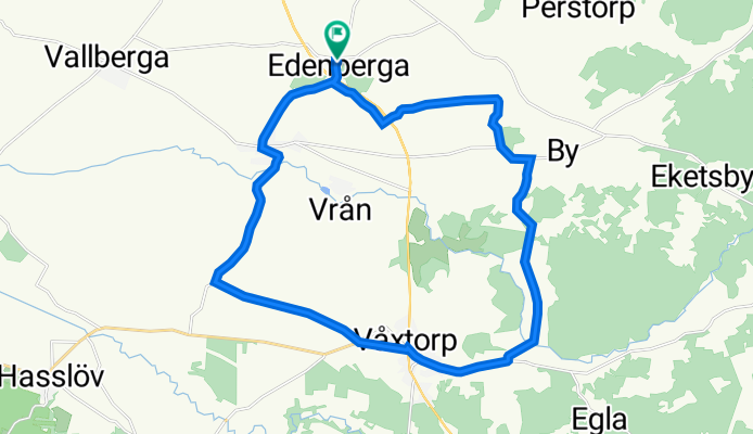 Edenberga to Edenberga