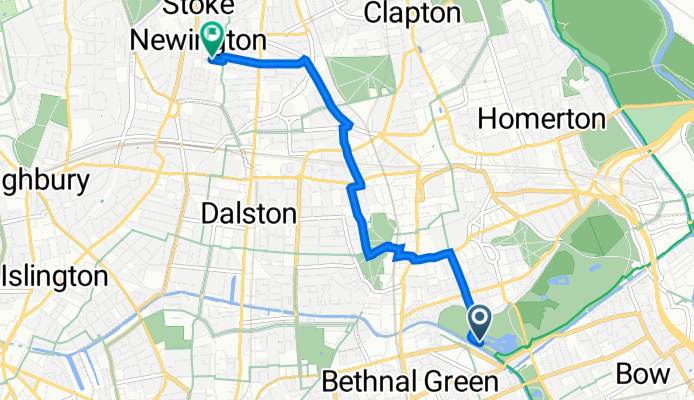 Tower Hamlets, London to 33 Allen Road, London