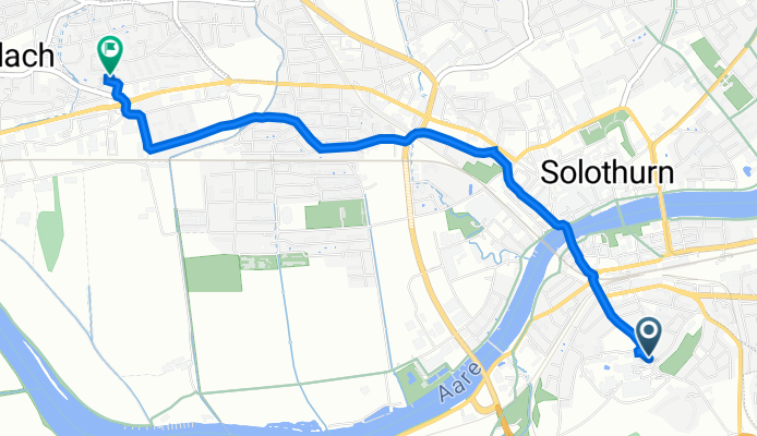 Schöngrünstrasse 41, Solothurn nach Höhenweg 4, Bellach