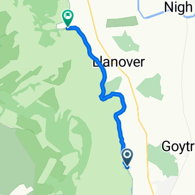 Goetre Fawr Community, Pontypool to Llanover Community, Abergavenny