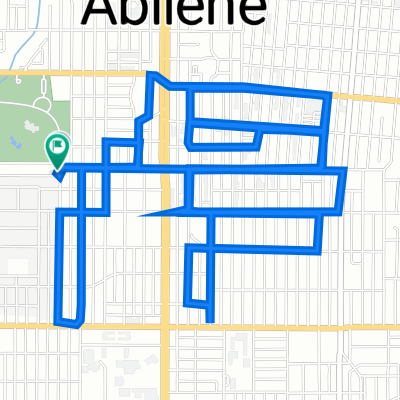 2641 S Ninth St, Abilene to 2641 S Ninth St, Abilene