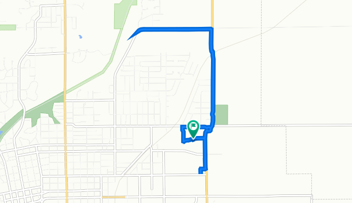 800 N 32nd St, Fort Dodge to 800 N 32nd St, Fort Dodge
