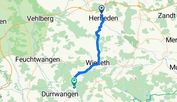 Schernberg 1A, Herrieden nach Schwaighausen 11, Dentlein am Forst