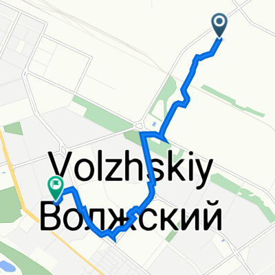 От ТПЦ 2, Волжский до Заводская улица 85, Волжский