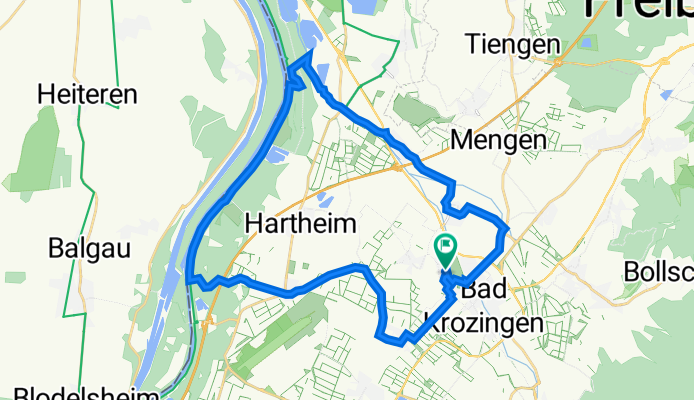 Von Bad Krozingen zum Rhein_33,5km