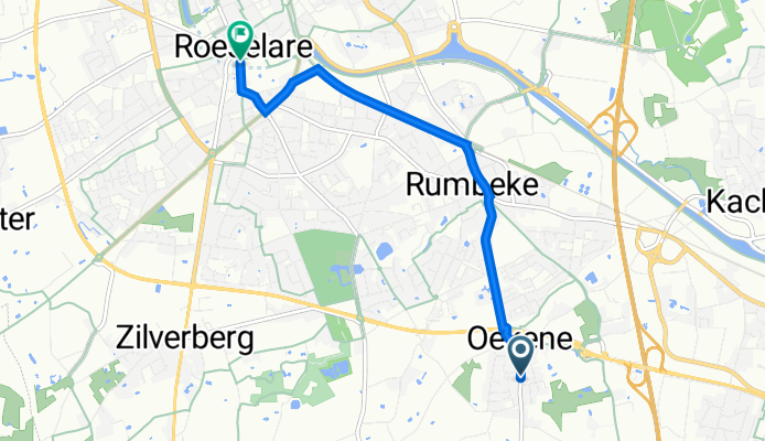 Sint-Eloois-Winkelsestraat 24, Roeselare to Zuidstraat 22, Roeselare