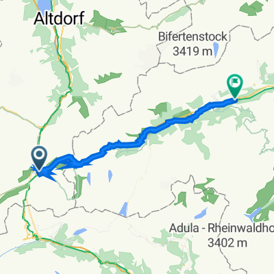 01: Andermatt– Breil/Brigels (Developed with signs)