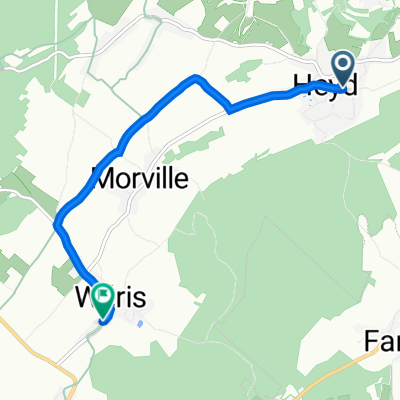 El Coulêye 9, Durbuy naar Rue des Combattants 17, Durbuy