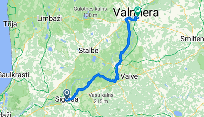 Sigulda - Cesis - Valmiera
