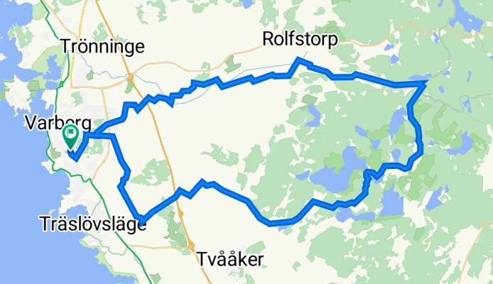Köpstadsvägen 49, Varberg to Köpstadsvägen 50, Varberg