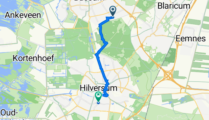 Top Naefflaan 85, Bussum naar Neuweg 146, Hilversum