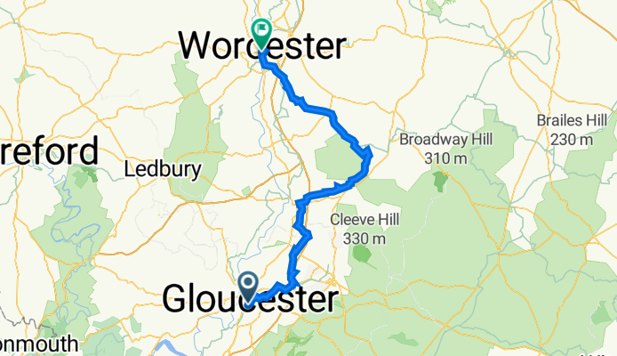 Navigation House, 23 Commercial Road, Gloucester to Chapter Office, 8 College Yard, Worcester