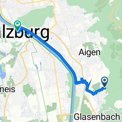 Weberbartlweg 20, Salzburg to Waagplatz 1, Salzburg