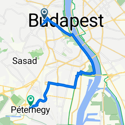 Ráth György utca 6., Budapest to Ütköző sor 17., Budapest