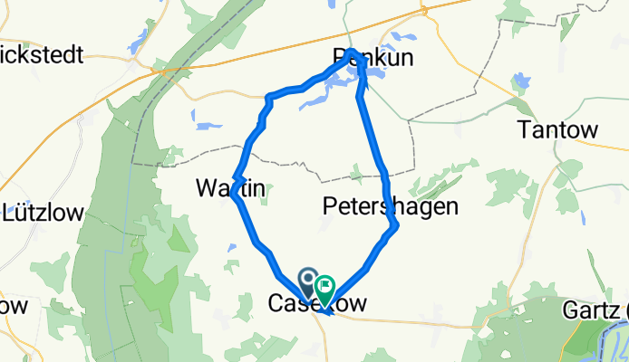 Blumberger Weg 18, Casekow nach Hohenselchower Straße 6B, Casekow