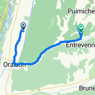 Les Mées naar Entrevennes