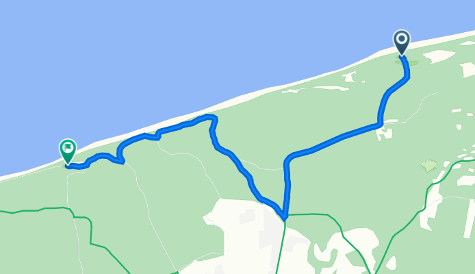 Osieczki, Choczewo to Bałtycka, Kopalino