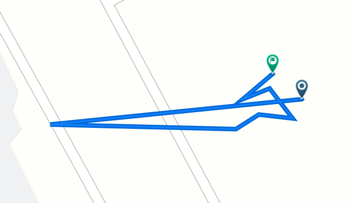 Route from 2411 Old Compton Rd, Harvey