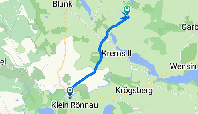 Plöner Straße 25, Klein Rönnau nach Eutiner Landstraße 11, Krems II