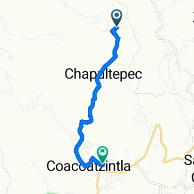 bajada de chapu