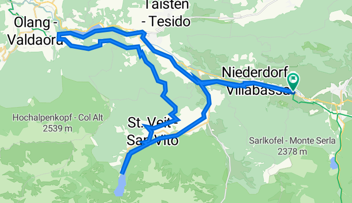 Dobbiaco - Braies tó - Valdaora tó