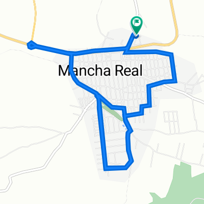 Calle Llano de la Ermita, 78, Mancha Real a Calle Llano de la Ermita, 76, Mancha Real