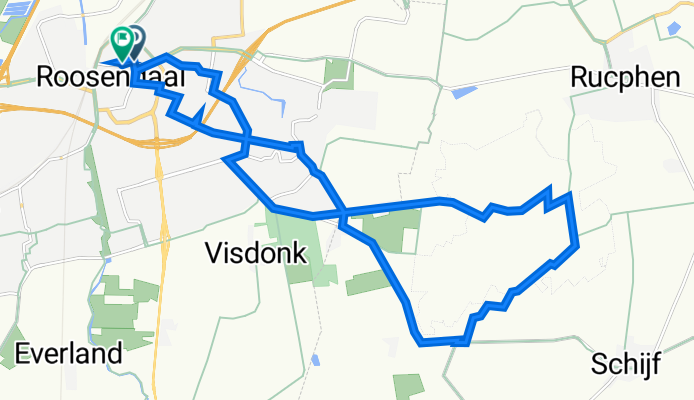 Burgemeester Prinsensingel 24A, Roosendaal naar Hogestede 119, Roosendaal