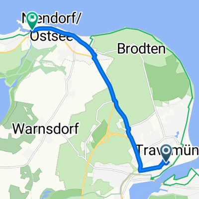 Am Lotsenberg 11, Lübeck nach Grüner Weg, Timmendorfer Strand